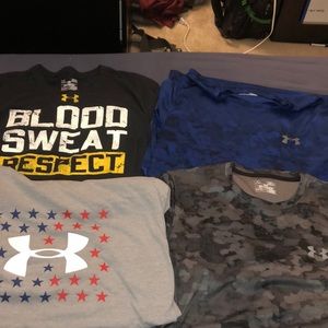 Athletic Tees Under Armour, Reebok Champion